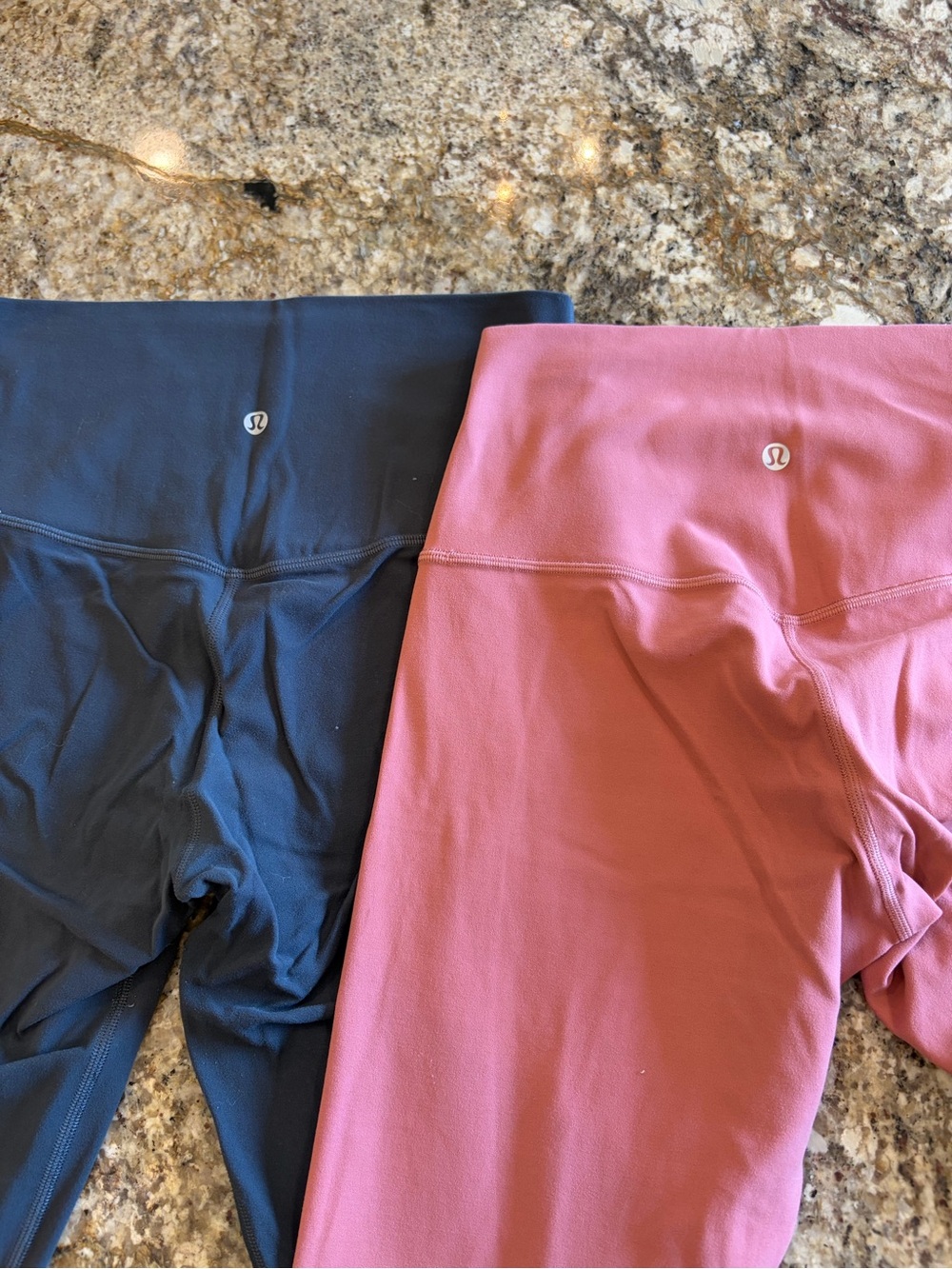 lululemon athletica full length Leggings - Navy & Mauve